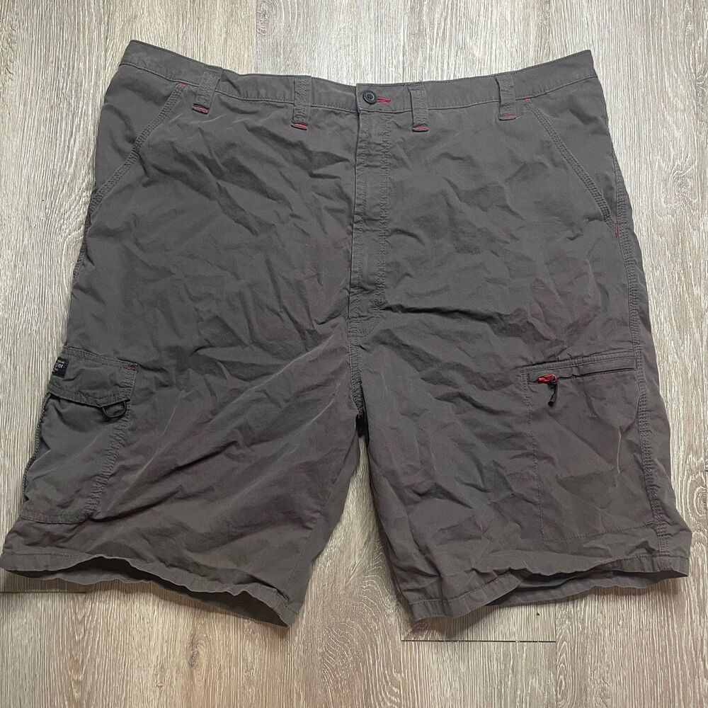 Wrangler Performance Hybrid Men's Big & Tall Cargo Shorts Size 46 Dark Gray